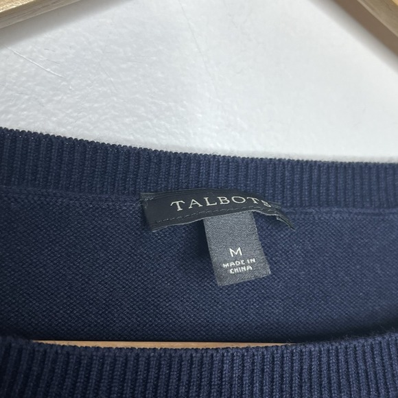 Talbots Strawberry Sweater Knit Top Womens Size M Preppy Fruit Spring Heritage - Picture 4 of 6